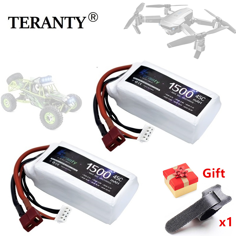 Drone Battery 3S - TERANTY 3s 45C 11.1V 1500mAh Bateria