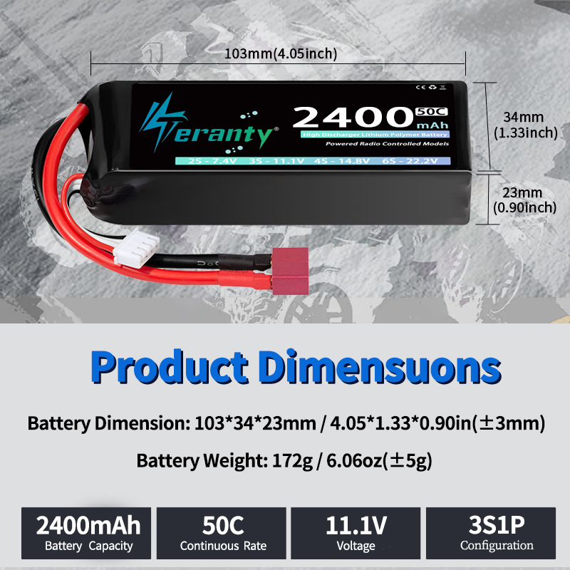 TERANTY 3S 2200/2400/2600mAh B – Drone Battery 3S recenzja i cena