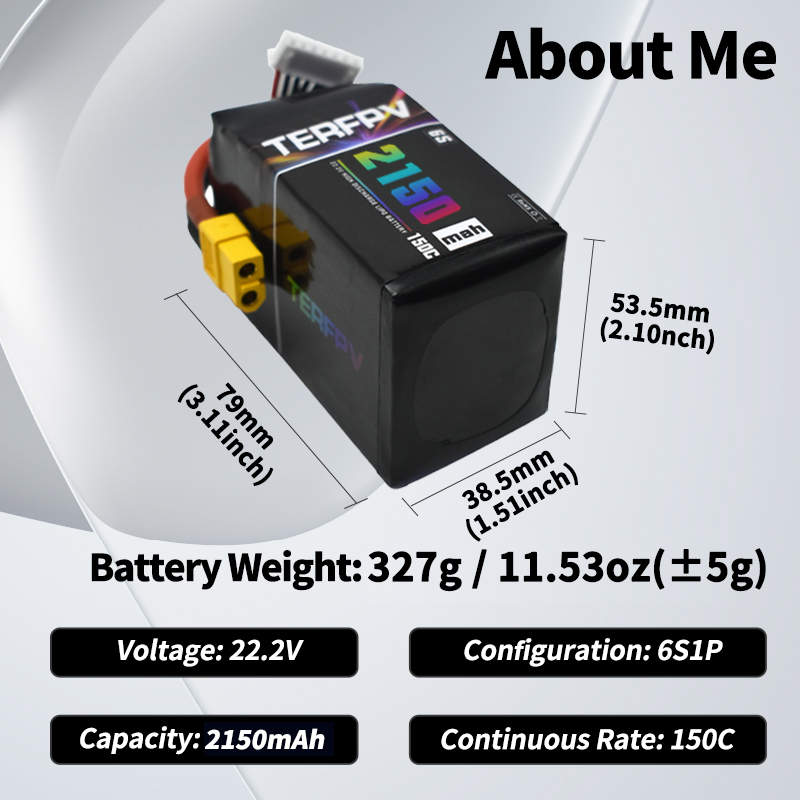 Akumulator Lipo TERFPV 6S 22.2 – Drone Battery Plate recenzja i cena