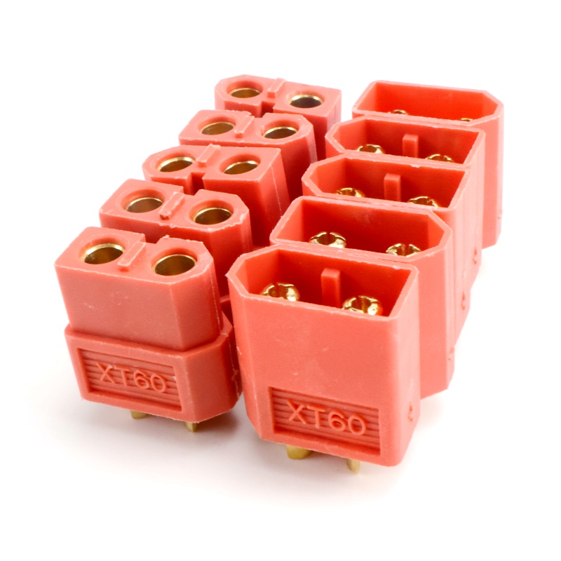 5 Par Złączy XT60 Żółto-Niebie – Drone Battery Connector recenzja i cena