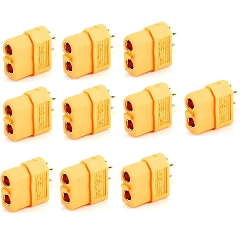 Złącza XT60 typu Bullet, męski – Drone Battery Connector recenzja i cena
