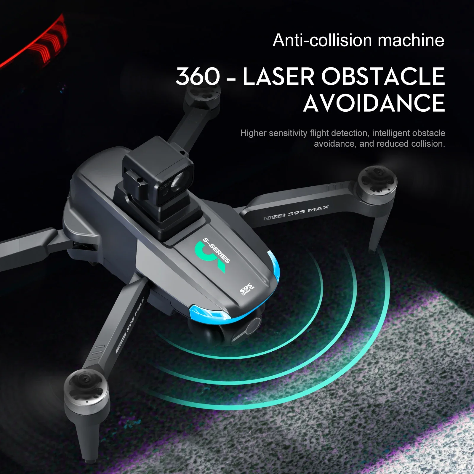 NOWOŚĆ S9S MAX MINI Drone 4K 2 – Drone Battery Box recenzja i cena