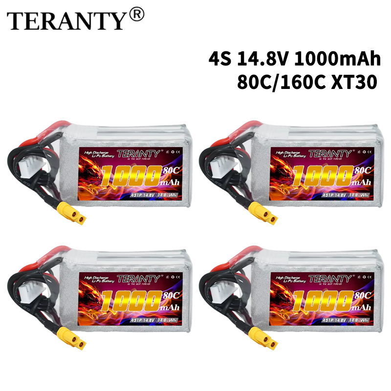 TERANTY 4S 1000mAh 14.8V 80C/1 – Drone Battery Connector recenzja i cena
