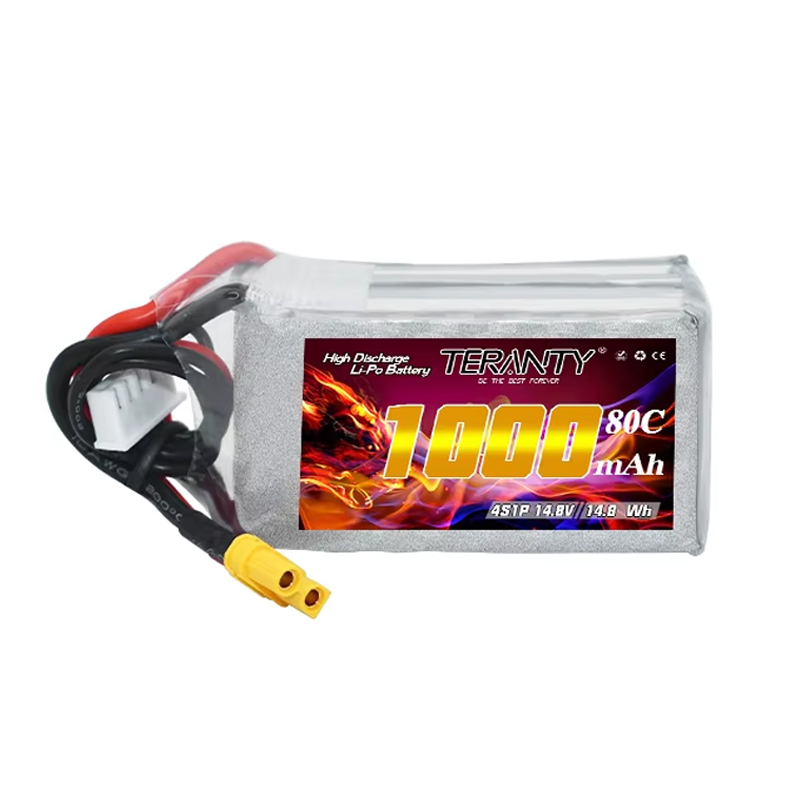 TERANTY 4S 1000mAh 14.8V 80C/1 – Drone Battery Connector recenzja i cena