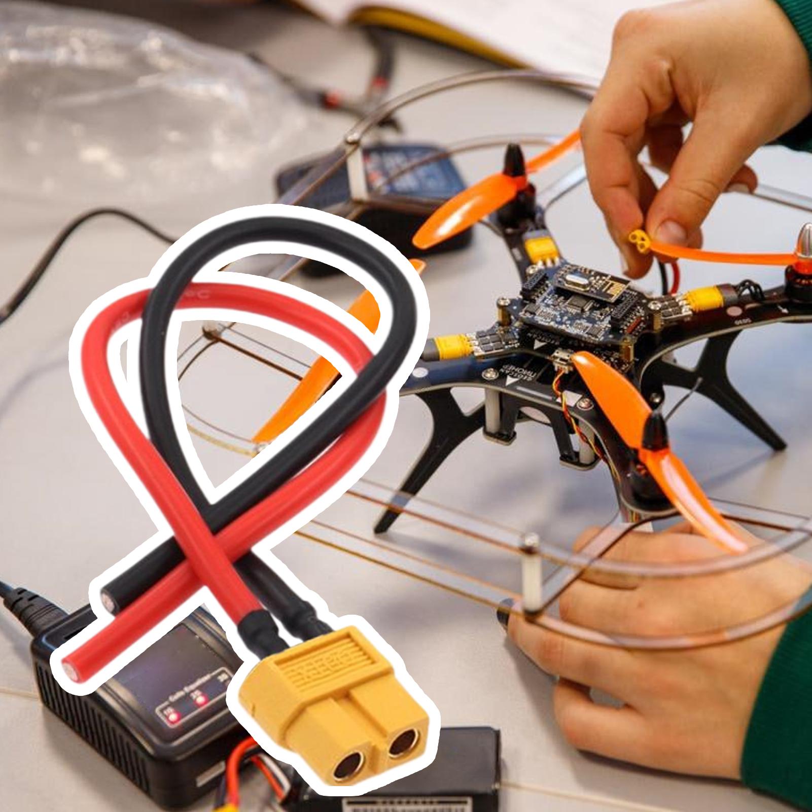 Przedłużacz XT60 męski/żeński  – Drone Battery Connector recenzja i cena