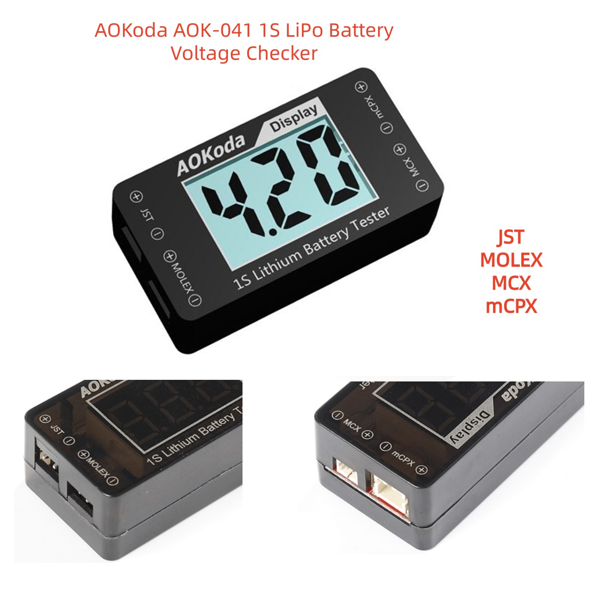 Tester napięcia akumulatora Li – Drone Battery Voltage Checker recenzja i cena