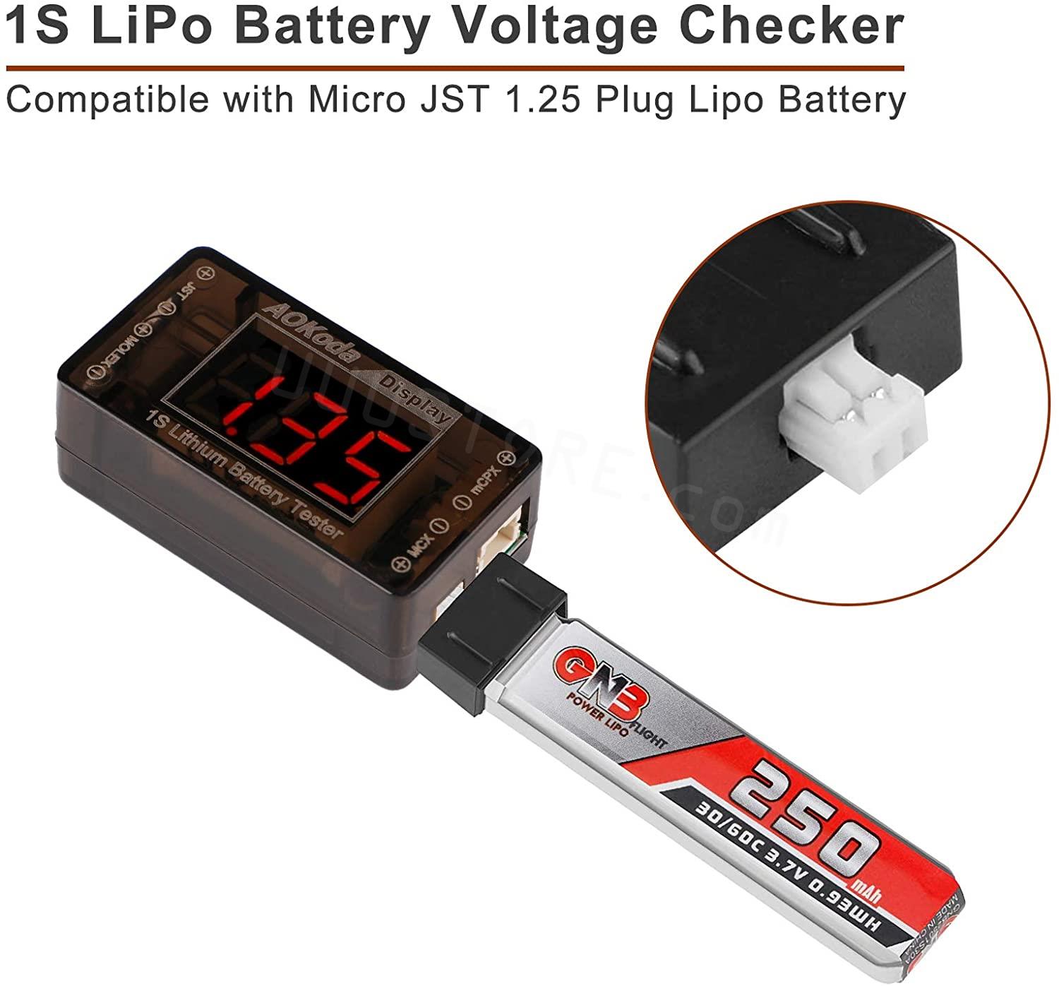 Tester napięcia akumulatora Li – Drone Battery Voltage Checker recenzja i cena