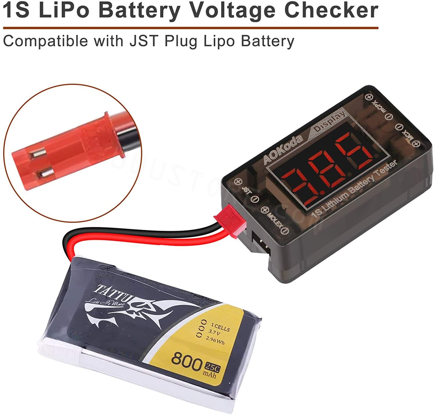 Tester napięcia akumulatora Li – Drone Battery Voltage Checker recenzja i cena