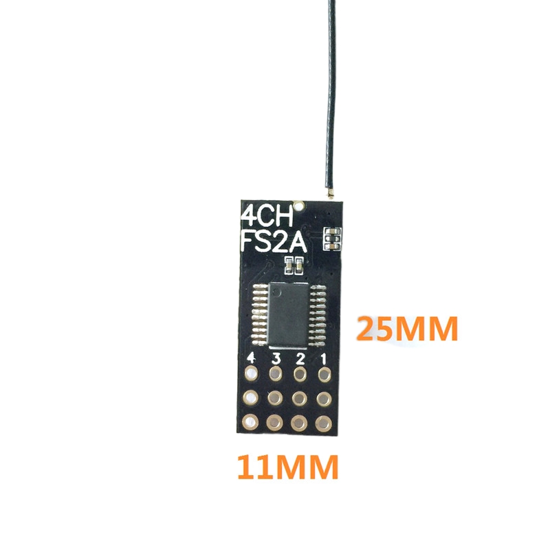 Odbiornik Flysky FS2A Mini 4CH – Drone Battery Plate recenzja i cena