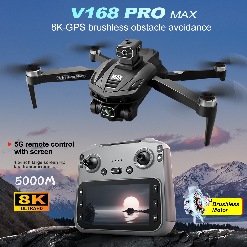 V168 PRO Max GPS Drone 8K Prof – Drone Battery Box recenzja i cena