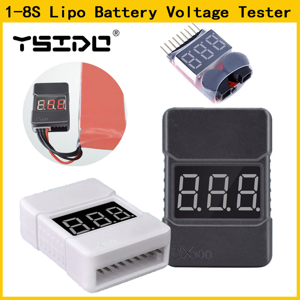 1-8S Tester napięcia akumulato – Drone Battery Voltage Checker recenzja i cena