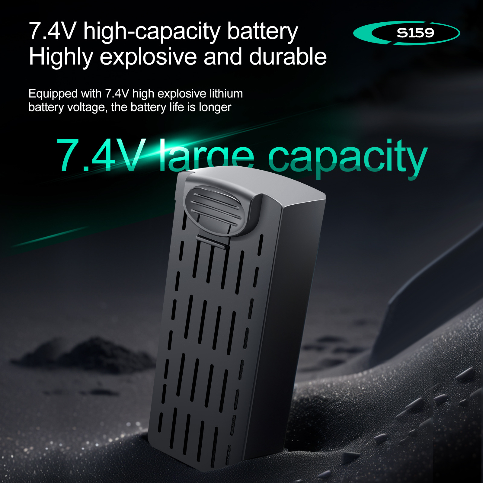 S159 Bateria 7.4V 2200mAH S159 – Drone Battery Li-Ion recenzja i cena