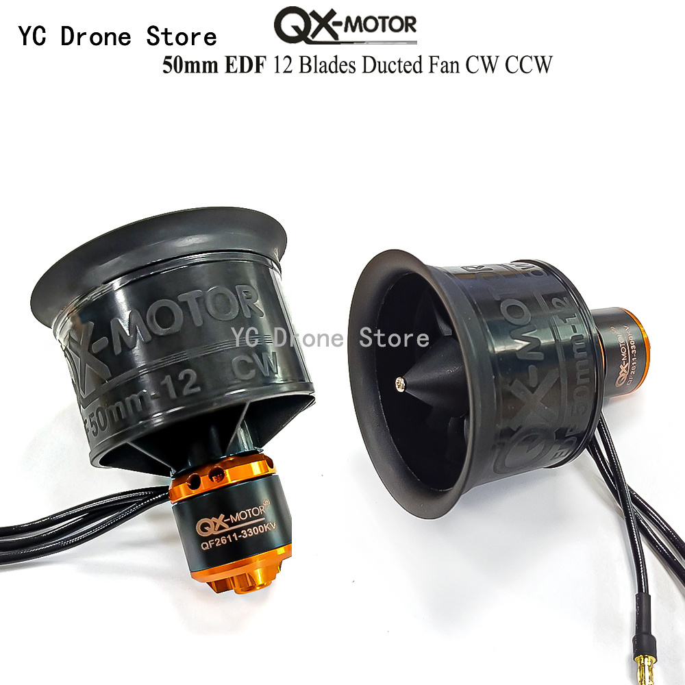 QX-MOTOR 50mm EDF QF2611 12-ło – Drone Battery 3S recenzja i cena