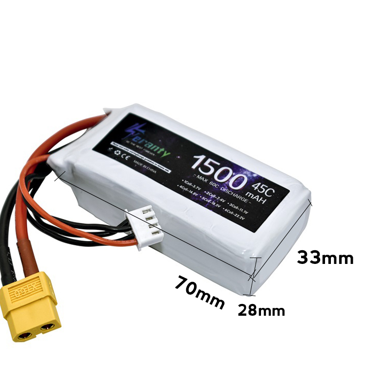 TERANTY 3s 45C 11.1V 1500mAh B – Drone Battery 3S recenzja i cena