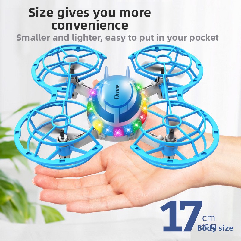 Mini dron RC ze światłami LED, – Drone Battery Box recenzja i cena