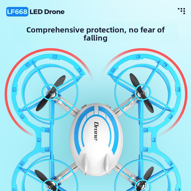Mini dron RC ze światłami LED, – Drone Battery Box recenzja i cena