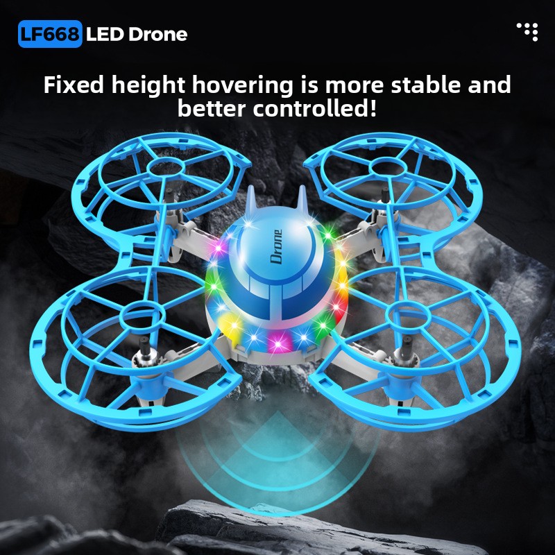 Mini dron RC ze światłami LED, – Drone Battery Box recenzja i cena