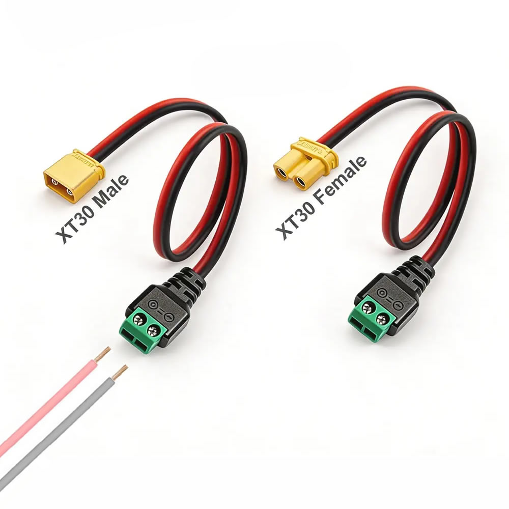 Złącze XT30 męskie i żeńskie d – Drone Battery Connector recenzja i cena