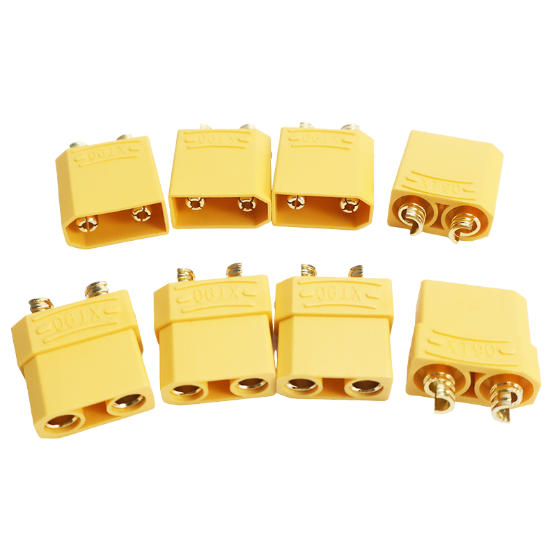4 szt. Żółte złącza XT90 męski – Drone Battery Connector recenzja i cena